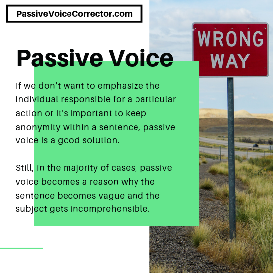 active and passive voice corrector software