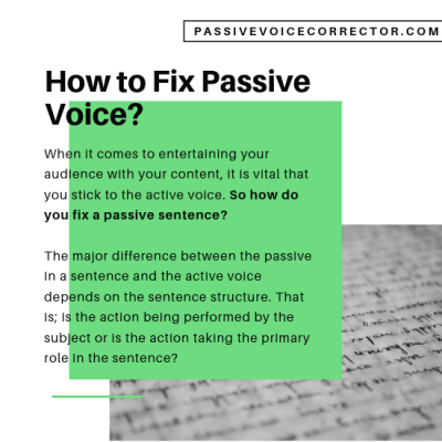 essay checker passive voice